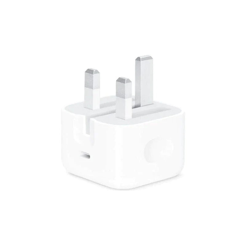 مجموعة الشحن السريع من Apple: محول طاقة USB-C بقوة 20 وات + كابل USB-C إلى Lightning بطول 1 متر 