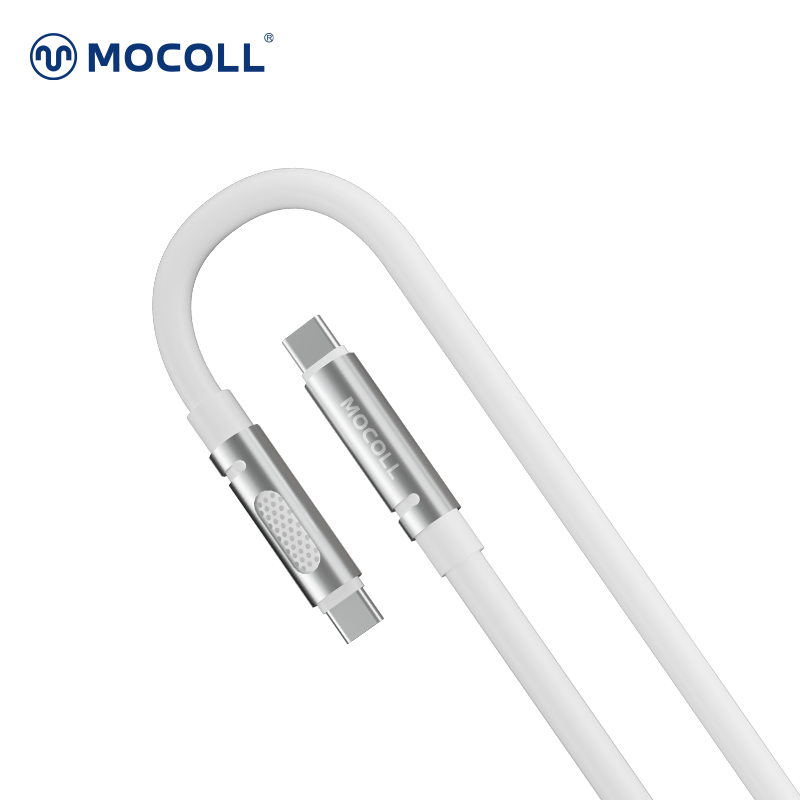 Mocoll MCC25-014: The 240W Fragrance Fast Charging Cable (C-C) - White Color