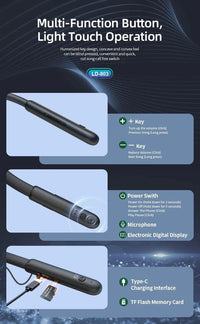سماعات رأس رياضية لاسلكية مغناطيسية BT5.3 من LEEDOR LD-803