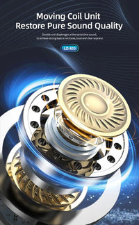 سماعات رأس رياضية لاسلكية مغناطيسية BT5.3 من LEEDOR LD-803