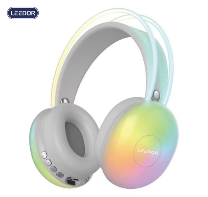 سماعة رأس رياضية لاسلكية LEEDOR HIFI Cool Music ملونة LED وRGB LD-COOL RGB