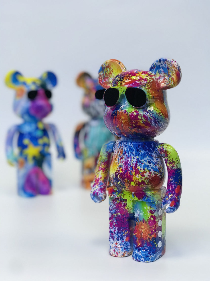 LEEDOR LD-B5 Colorful Painting Violent Bear Graffiti Speaker - 12W / 1200mAh