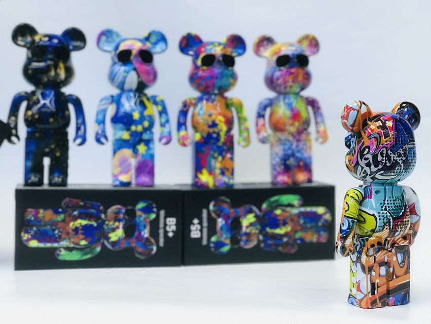 LEEDOR LD-B5 Colorful Painting Violent Bear Graffiti Speaker - 12W / 1200mAh