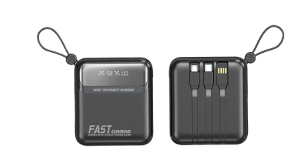 شاحن LEEDOR HT-DX255 المحمول: سعة 10000 مللي أمبير في الساعة وإخراج سريع بقوة 22.5 وات.