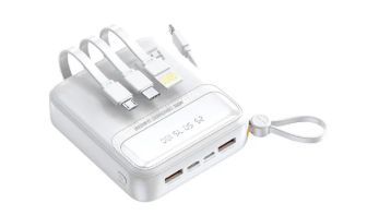 بنك الطاقة LEEDOR HT-DX255 بسعة 10000 مللي أمبير في الساعة مع شحن سريع بقوة 22.5 وات.