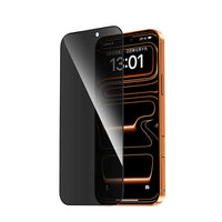 Mocoll for iPhone 17 Pro Screen Protector, 2.5D Full Cover Privacy Tempered Glass - Black