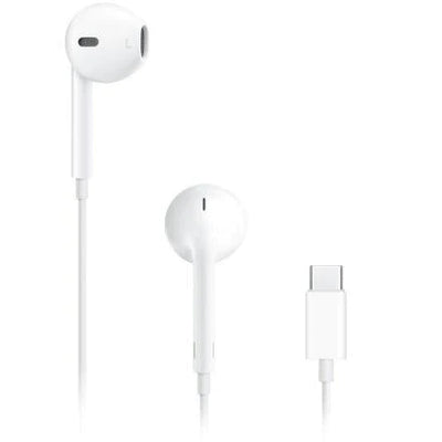 سماعات أذن آبل مع موصل USB-C - أبيض 