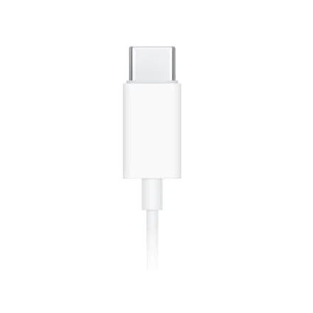 سماعات أذن آبل مع موصل USB-C - أبيض 